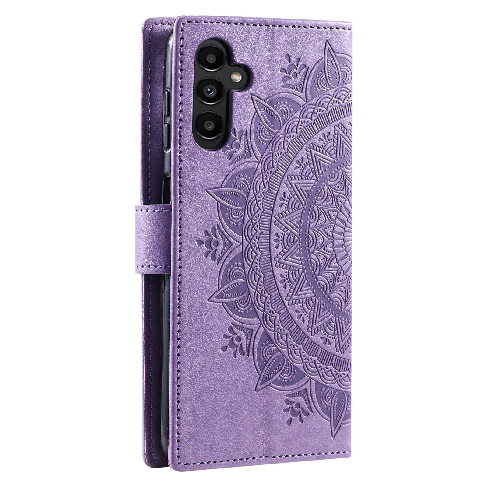 Nahkakotelo Mandala Samsung Galaxy A17 Liila