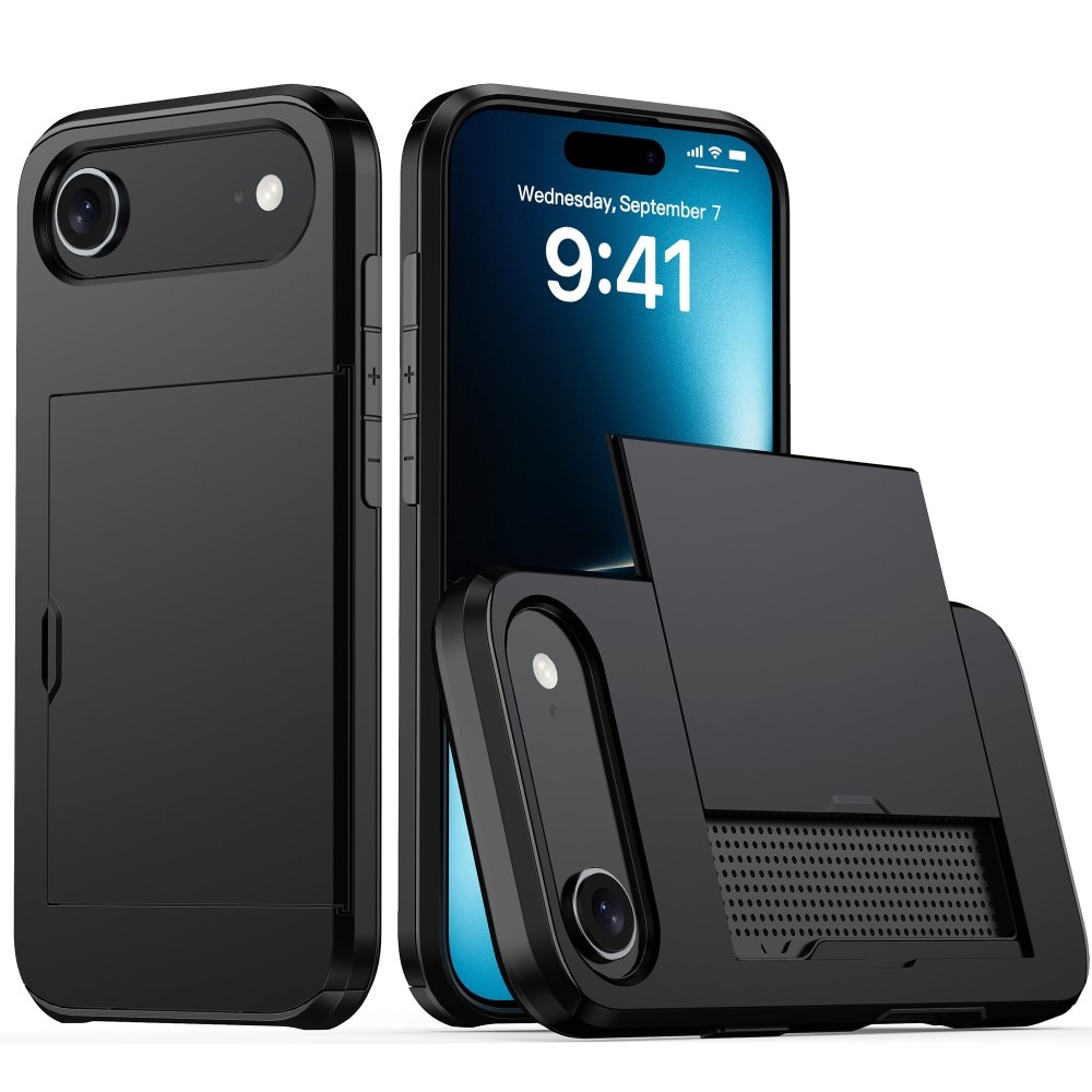 Case Cardslot iPhone 17 Air Musta