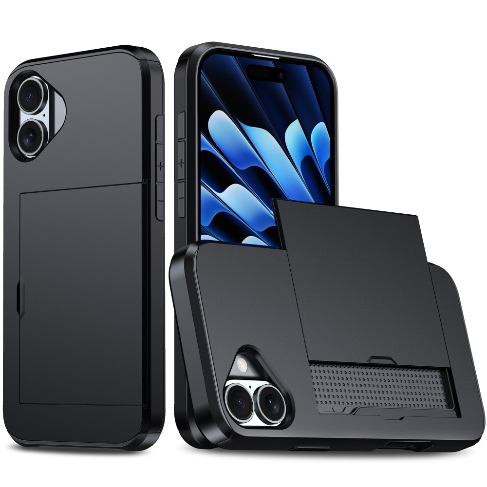 Case Cardslot iPhone 17 Musta