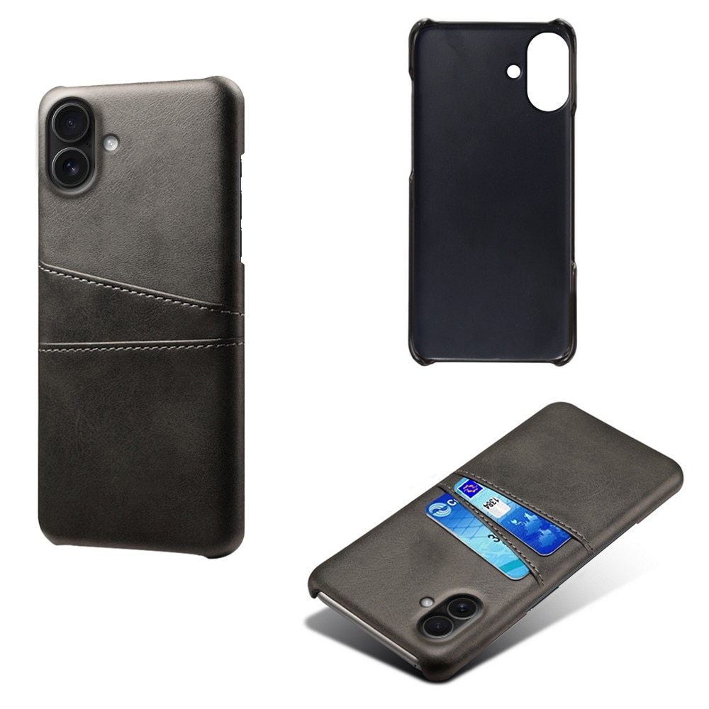 Card Slots Case iPhone 17 Musta
