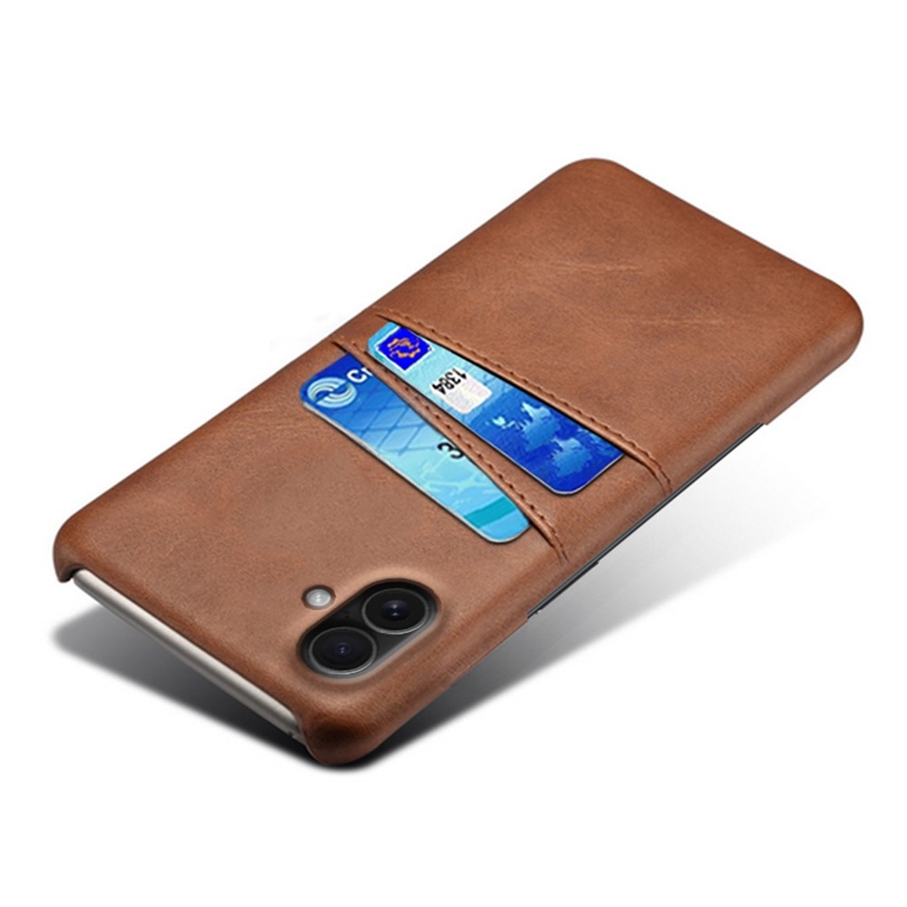 Card Slots Case iPhone 17 Ruskea