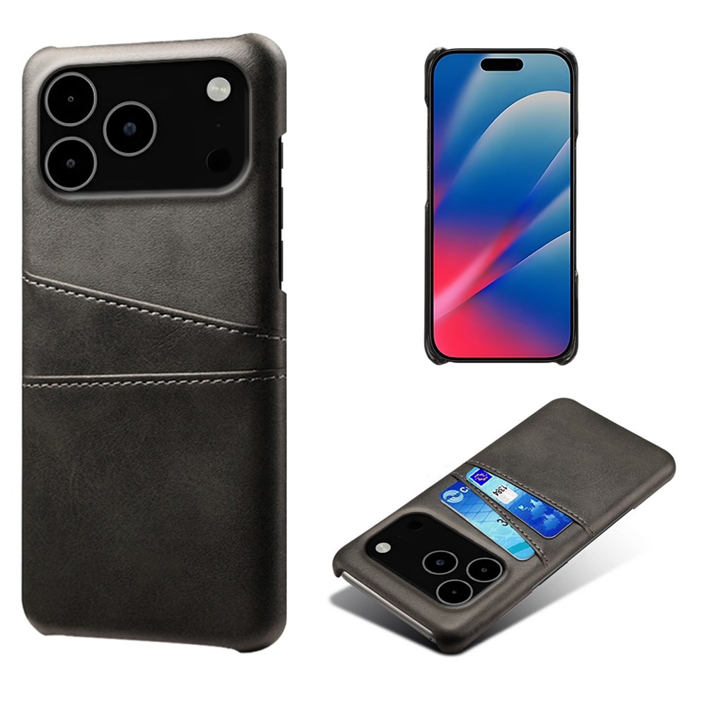 Card Slots Case iPhone 17 Pro Max Musta