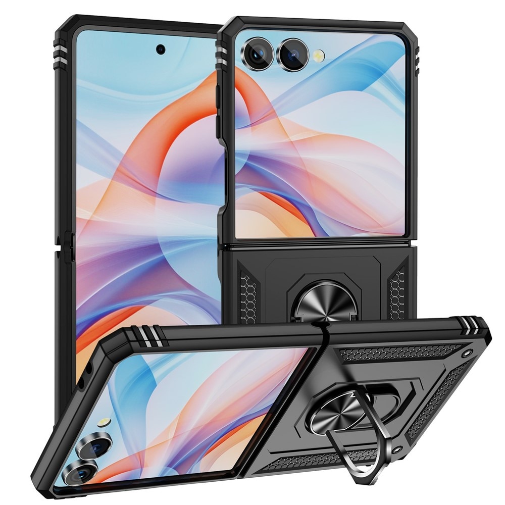 Hybridikuori Tech Ring Samsung Galaxy Z Flip 7 musta