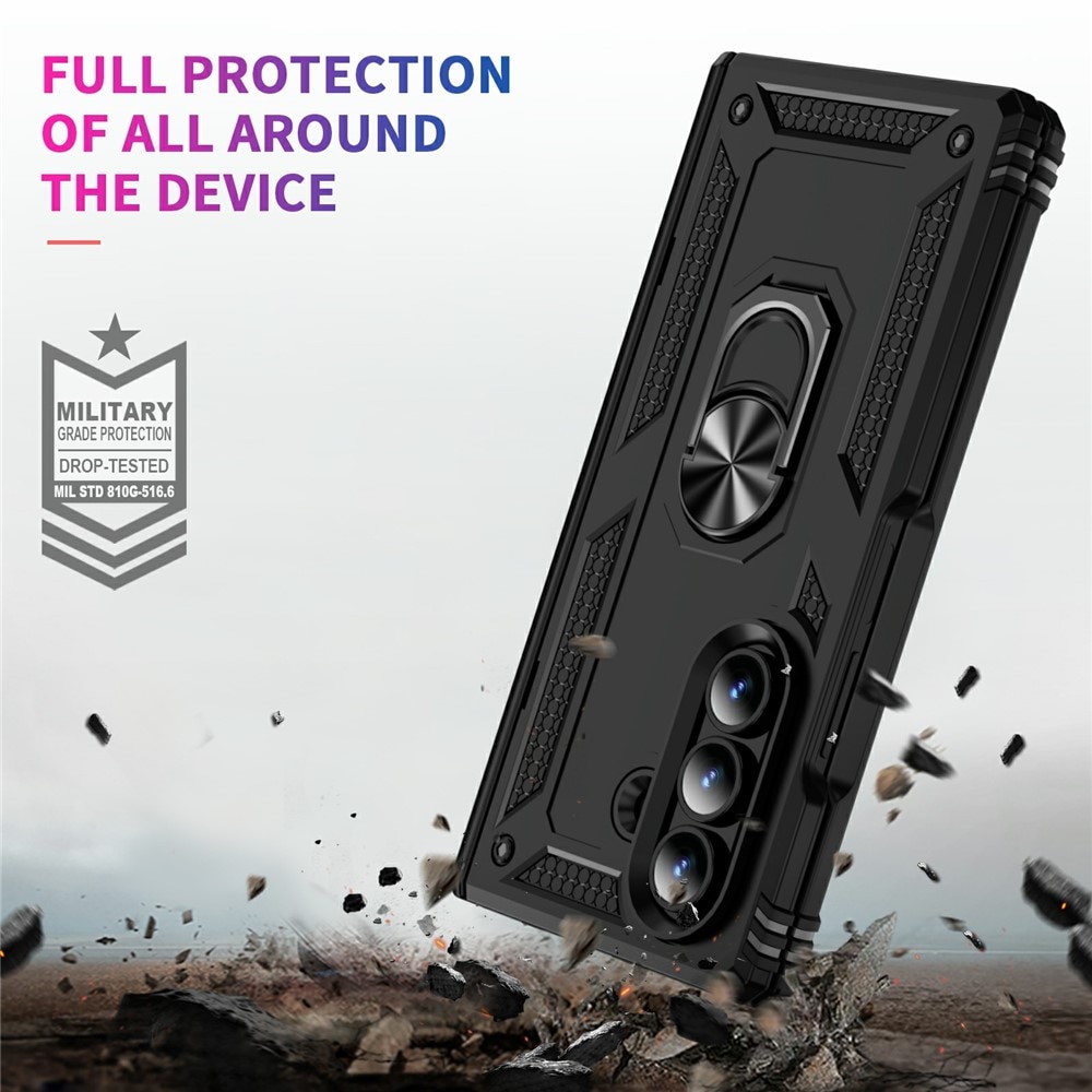 Hybridikuori Tech Ring Samsung Galaxy Z Fold 7 musta