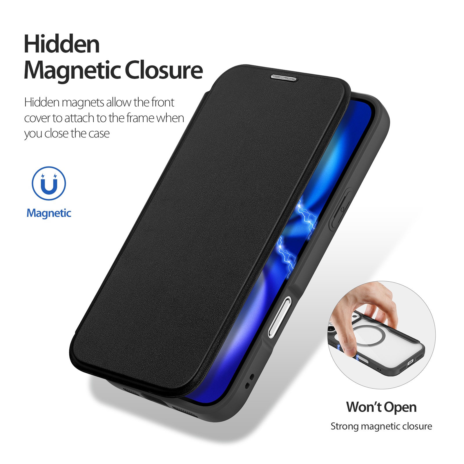 Skin X Pro MagSafe iPhone 17 Pro Musta