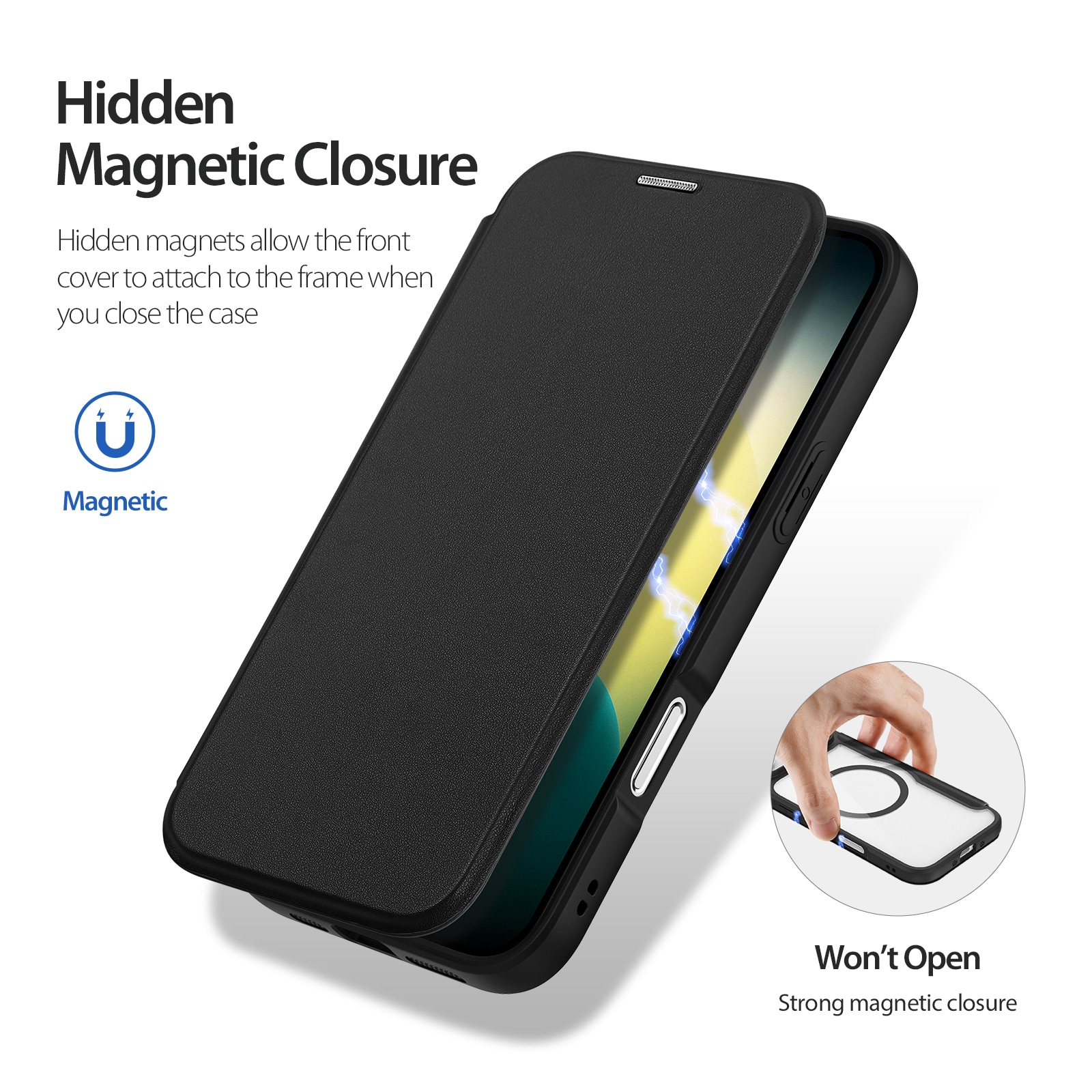 Skin X Pro MagSafe iPhone 17 Air Musta