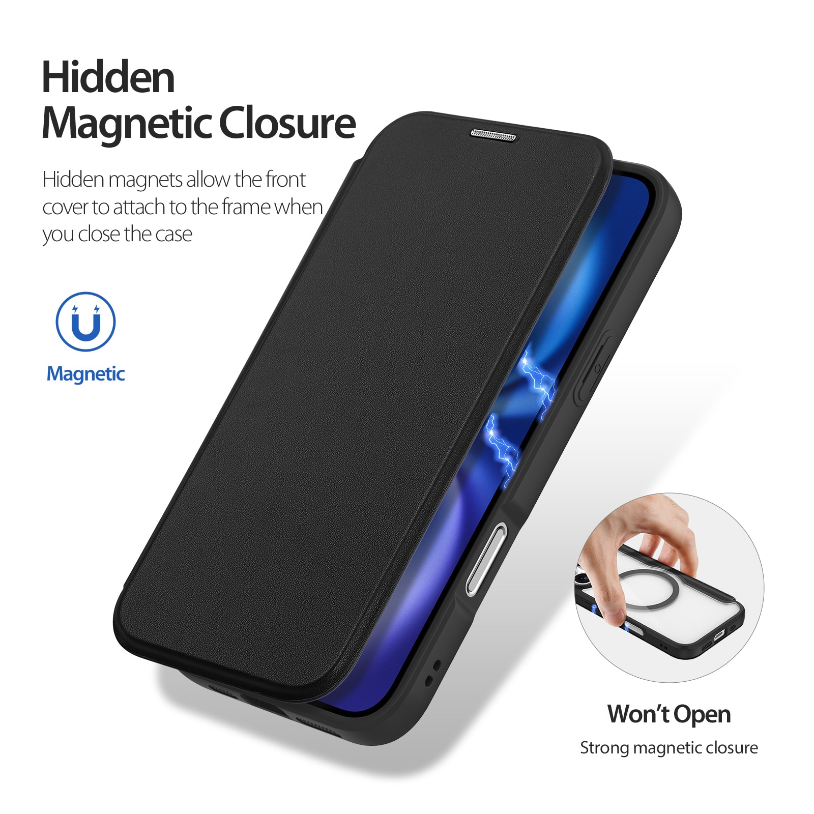 Skin X Pro MagSafe iPhone 17 Musta