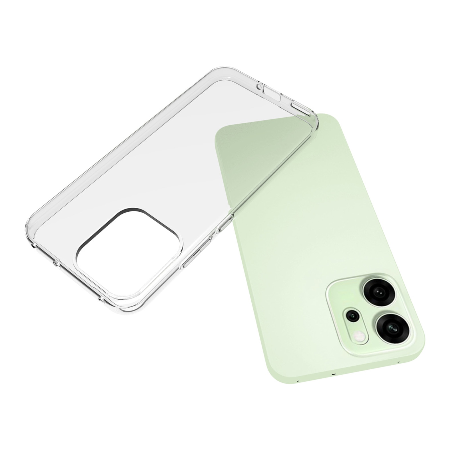 TPU Kuori Oppo Reno 14 Kirkas