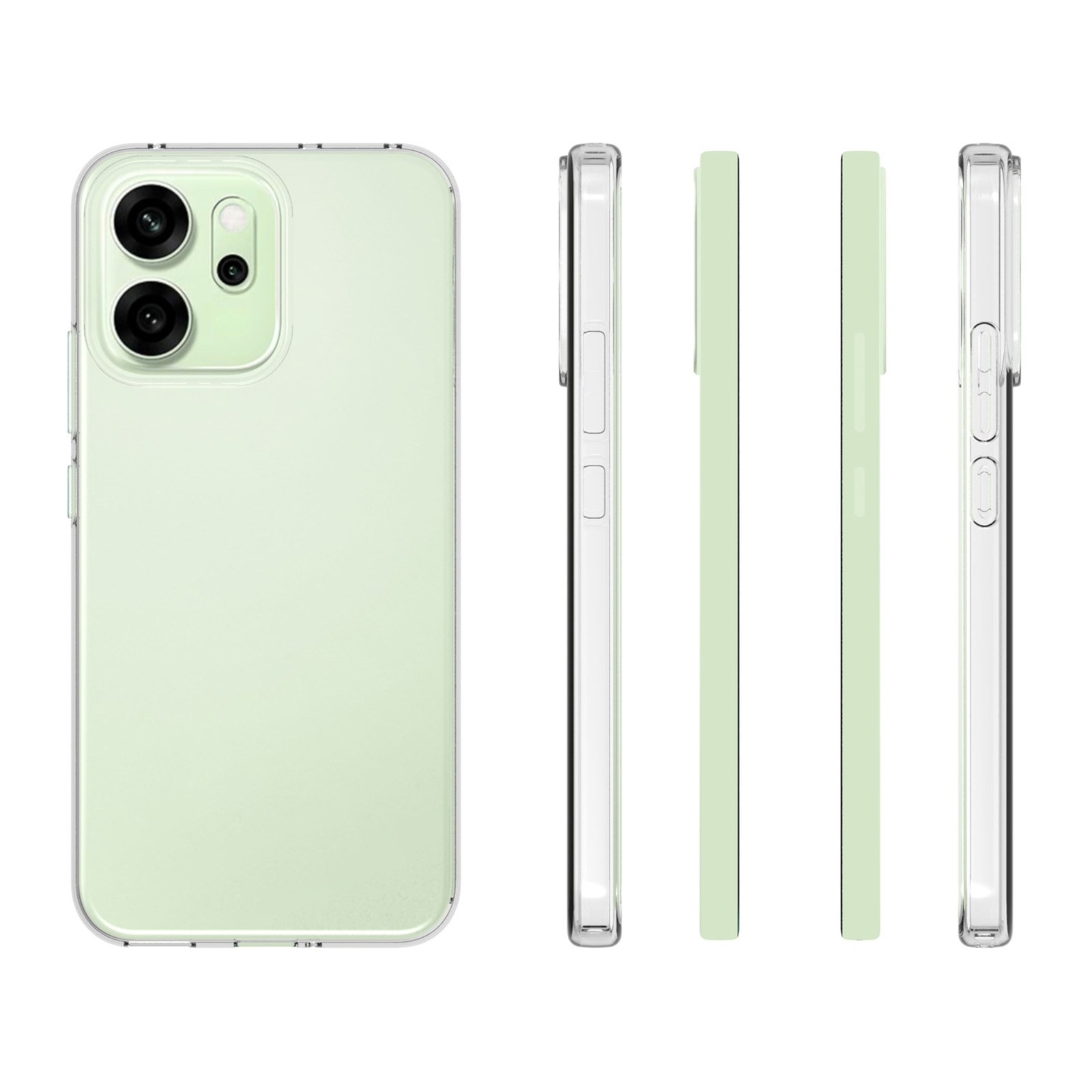TPU Kuori Oppo Reno 14 Kirkas