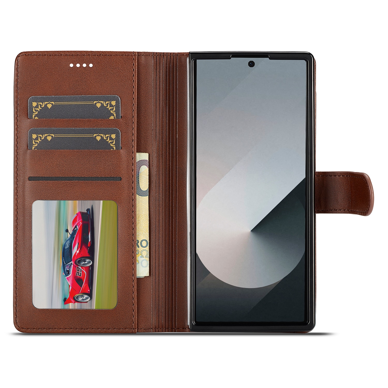 Lompakkokotelot Samsung Galaxy Z Fold 7 Ruskea