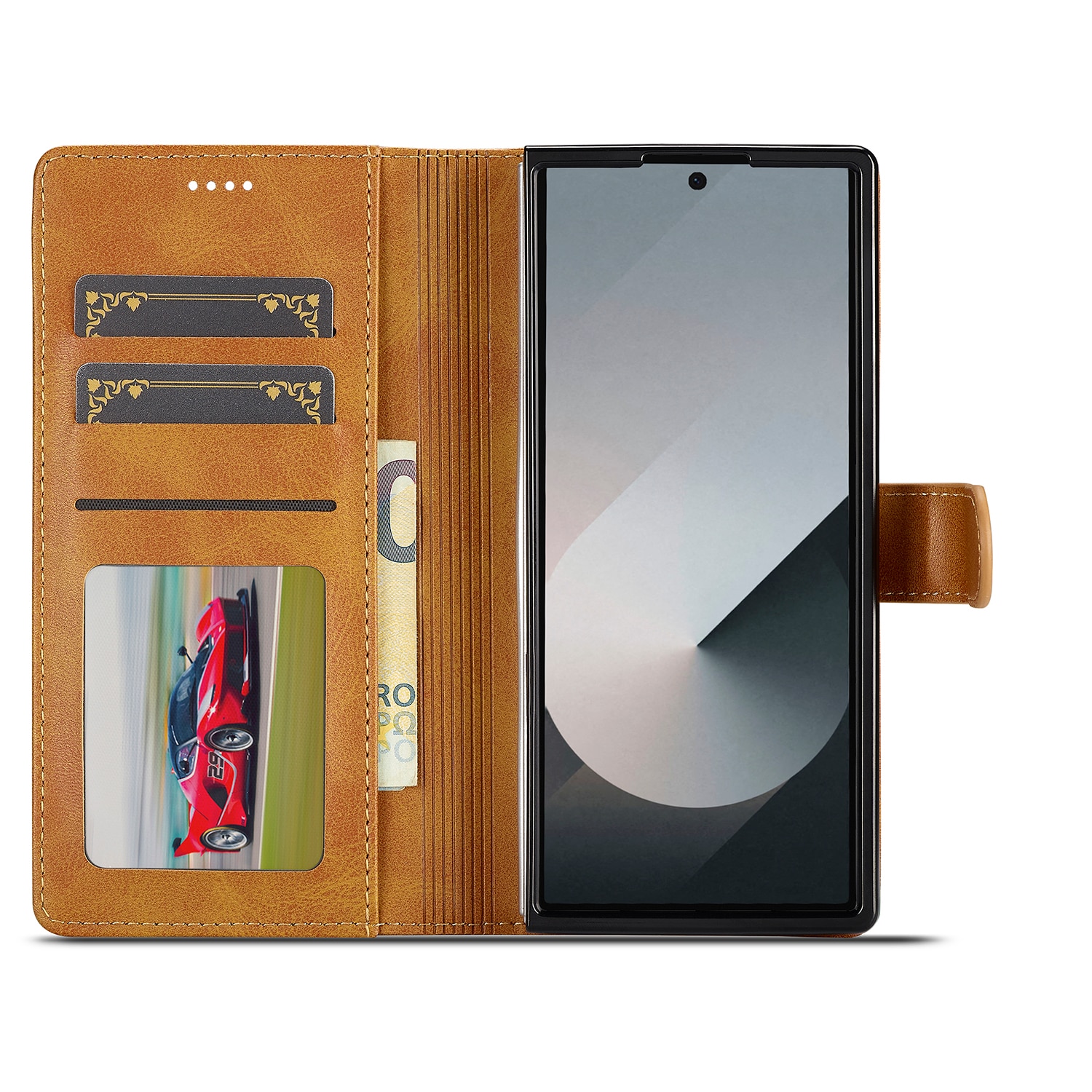 Lompakkokotelot Samsung Galaxy Z Fold 7 Cognac