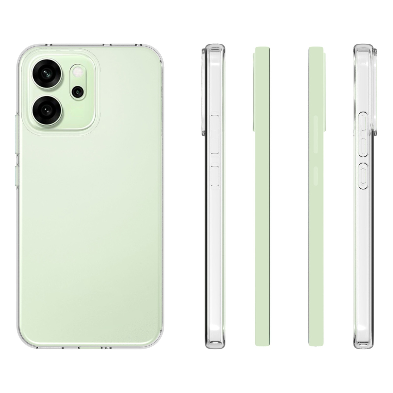 TPU Kuori Oppo Reno 14 F Kirkas