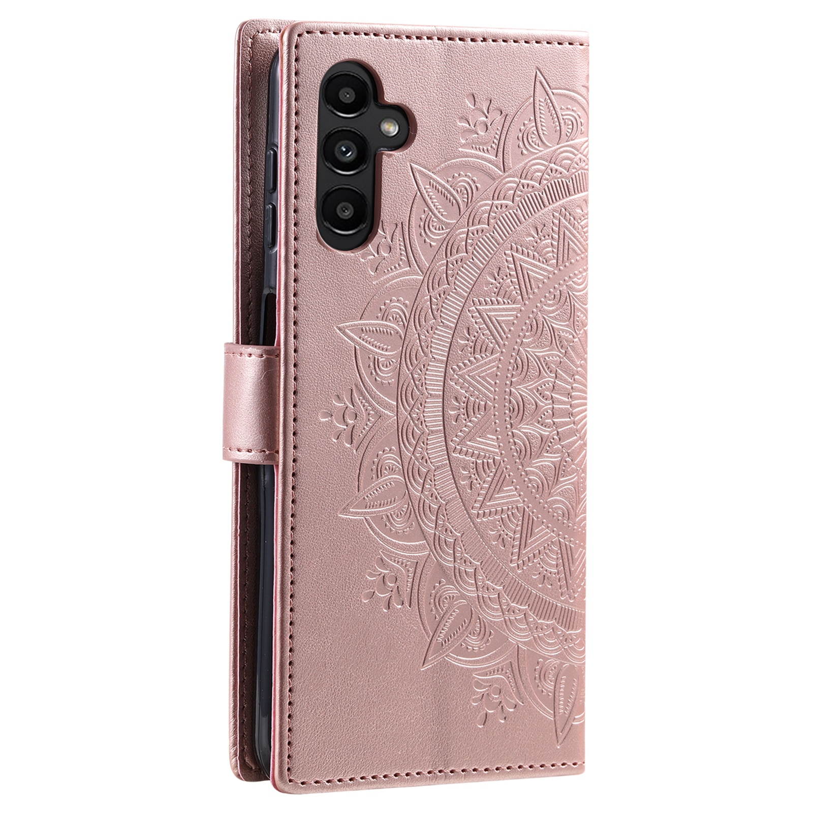 Nahkakotelo Mandala Samsung Galaxy S25 FE Ruusukulta