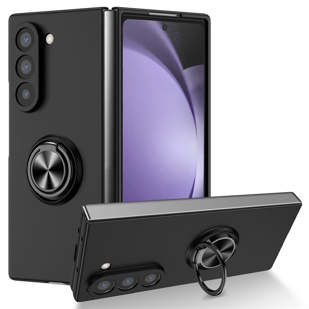 Samsung Galaxy Z Fold 7 Kuori magneettinen rengaspidikkeellä musta