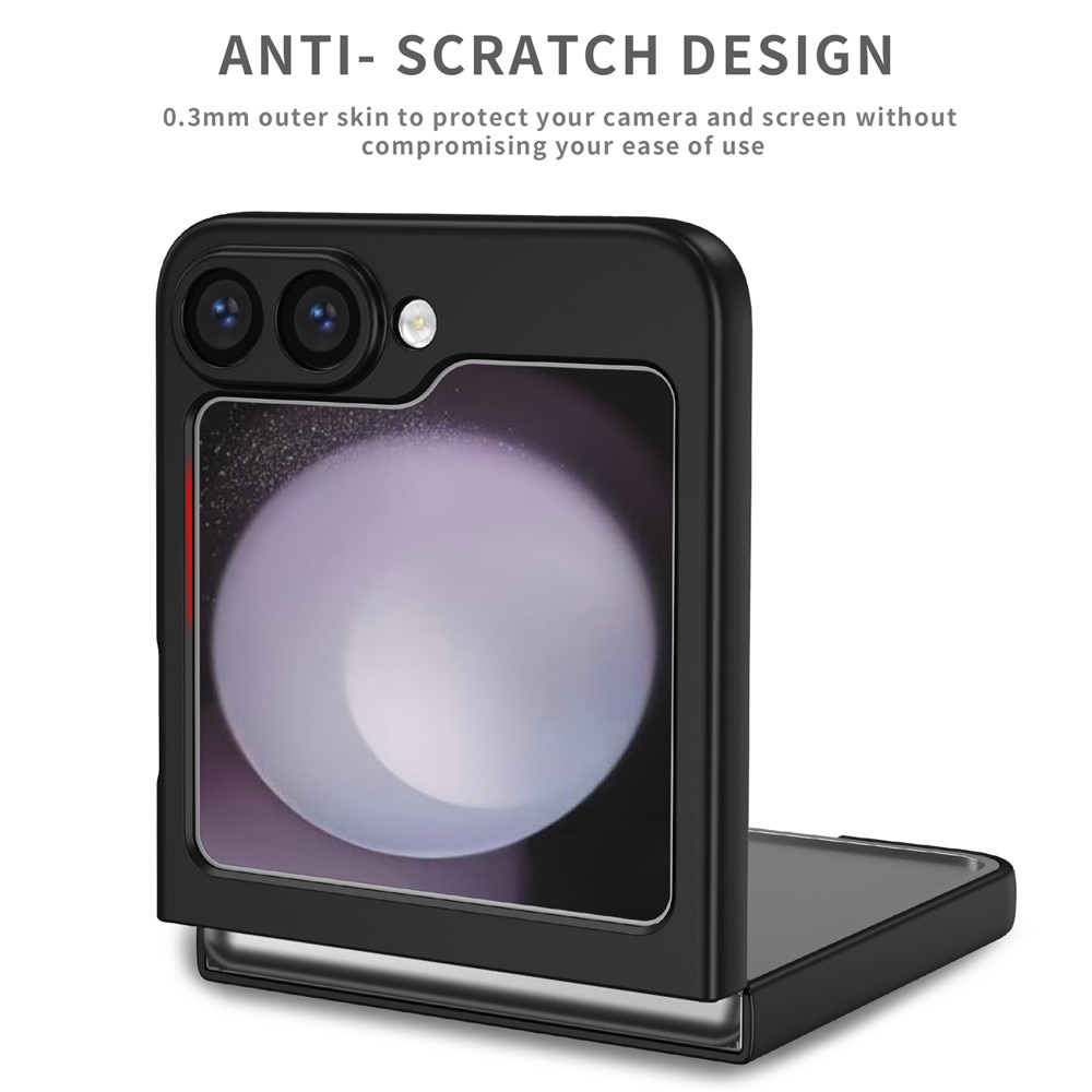 Samsung Galaxy Z Flip 7 Kuori magneettinen rengaspidikkeellä musta