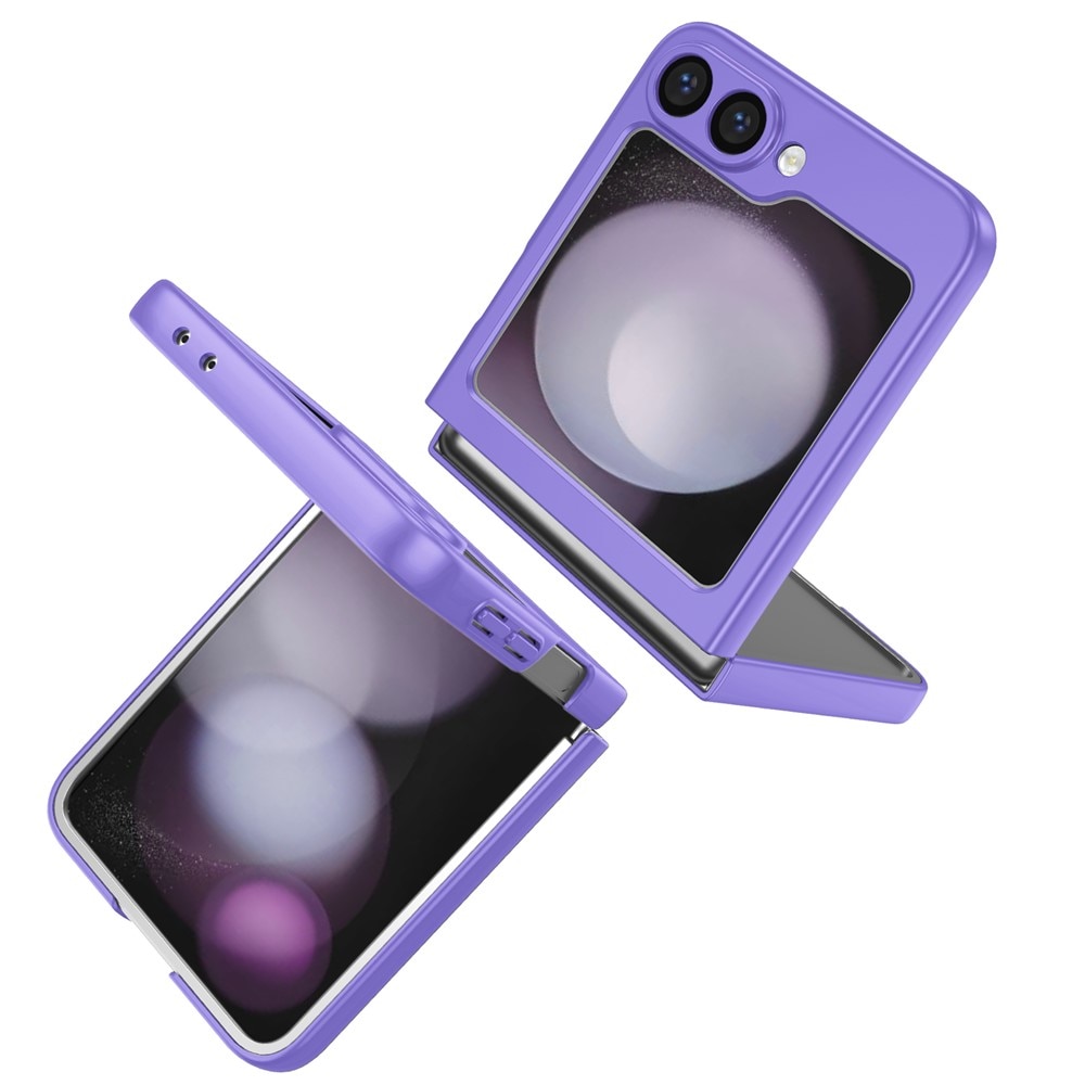 Samsung Galaxy Z Flip 7 Kuori magneettinen rengaspidikkeellä Liila