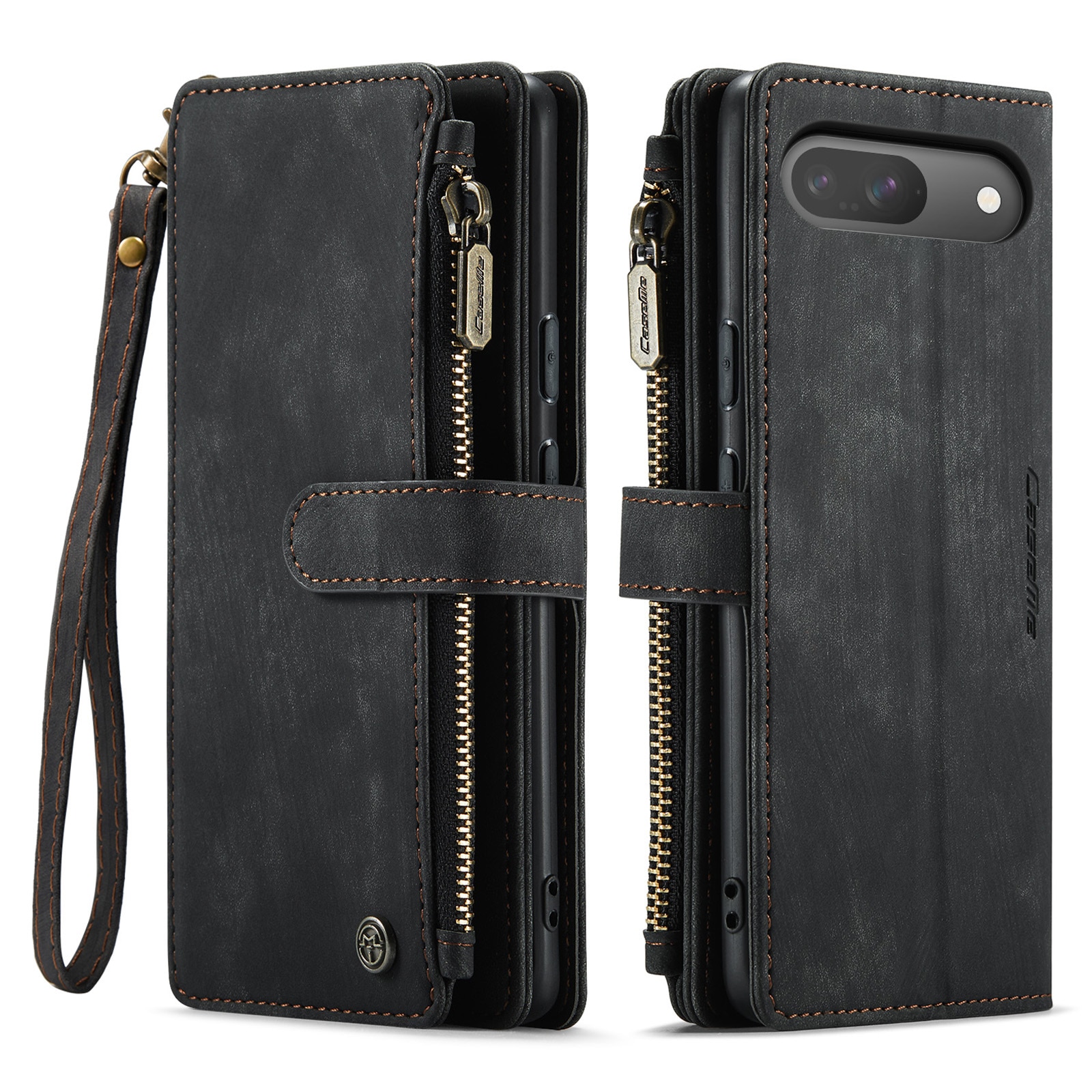 Zipper Wallet Google Pixel 10 Pro Musta