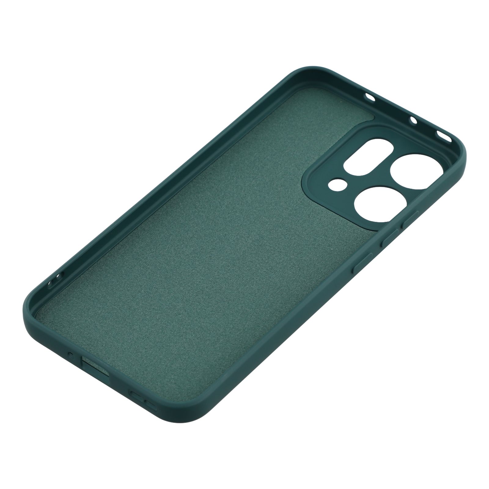 Iskunkestävä Kuori TPU Oppo Reno 14 Tummanvihreä