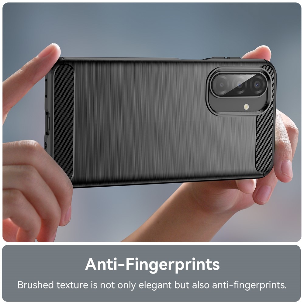 Samsung Galaxy A17 Kuori TPU Brushed Musta