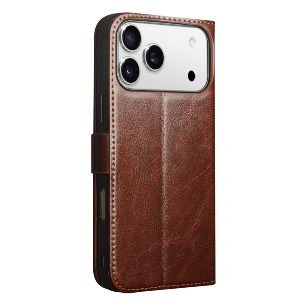 Leather Wallet Case iPhone 17 Pro Max Ruskea