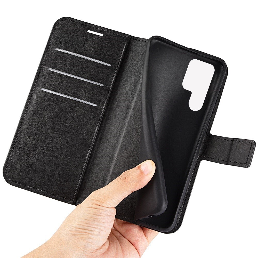 Leather Wallet Samsung Galaxy S23 Ultra Black