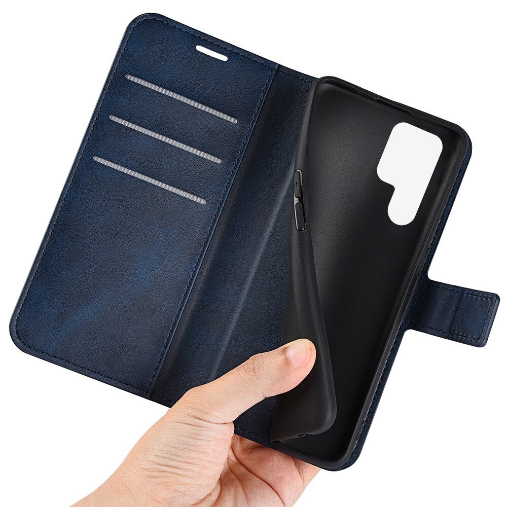 Leather Wallet Samsung Galaxy S23 Ultra Blue