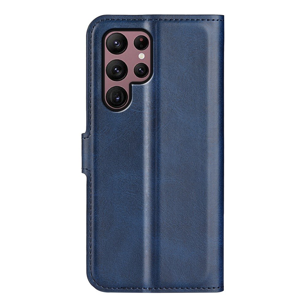 Leather Wallet Samsung Galaxy S23 Ultra Blue