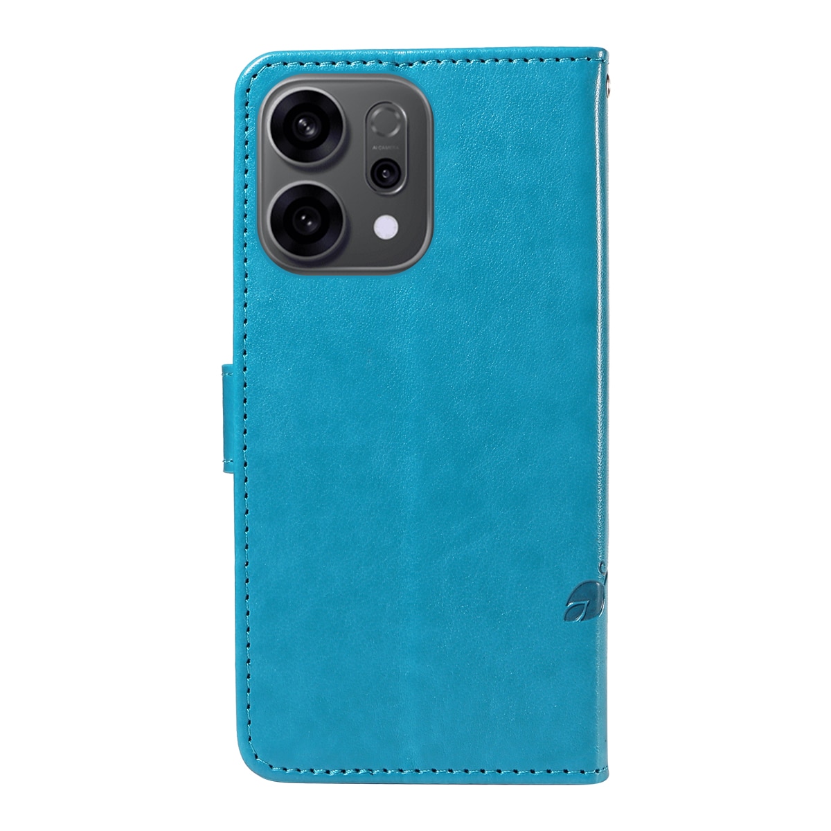 Nahkakotelo Perhonen Oppo Reno 14 F Sininen