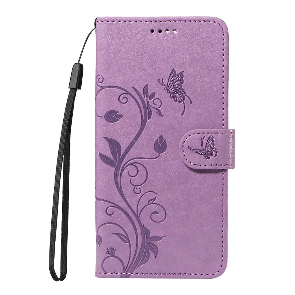 Nahkakotelo Perhonen Oppo Reno 14 Liila