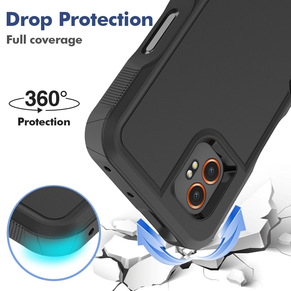 Off-road Hybridikuori Samsung Galaxy Xcover 7 Pro musta