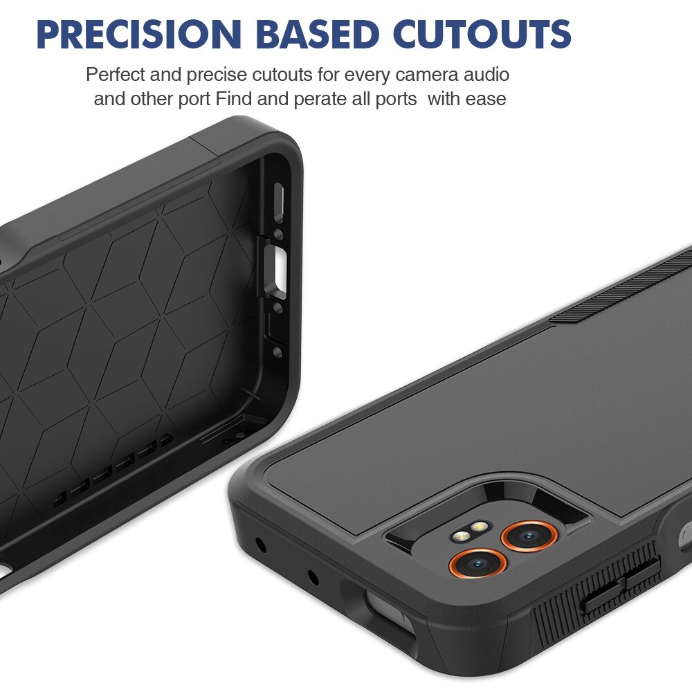 Off-road Hybridikuori Samsung Galaxy Xcover 7 Pro musta