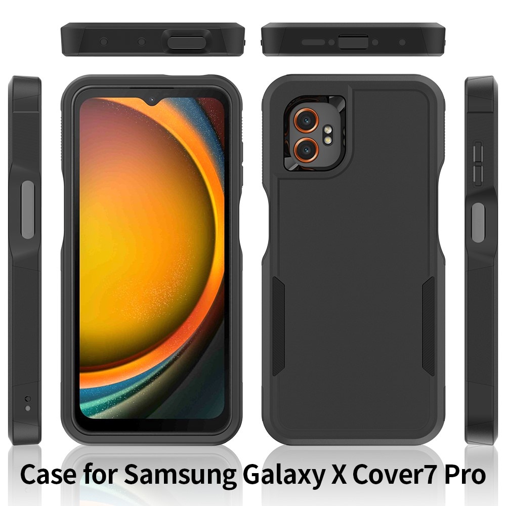 Off-road Hybridikuori Samsung Galaxy Xcover 7 Pro musta