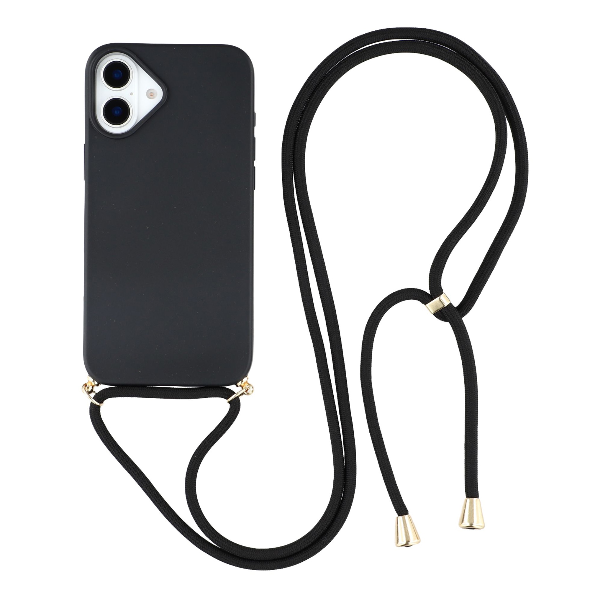iPhone 17 Kuori kaulahihnalla musta