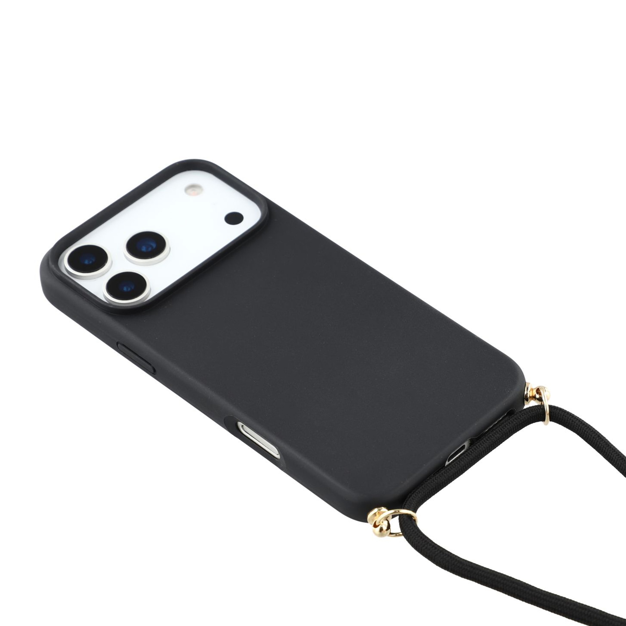 iPhone 17 Pro Max Kuori kaulahihnalla musta
