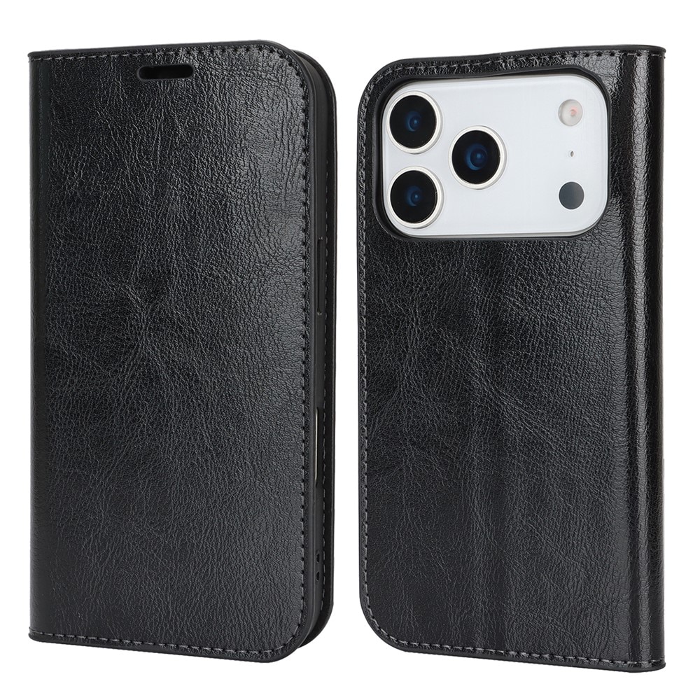 Suojakotelo Aito Nahka iPhone 17 Pro Musta