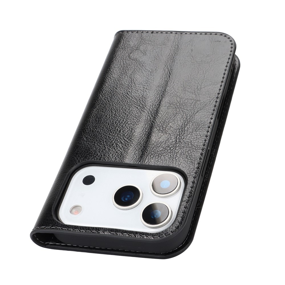 Suojakotelo Aito Nahka iPhone 17 Pro Musta