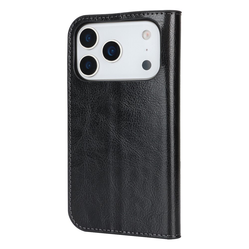Suojakotelo Aito Nahka iPhone 17 Pro Musta