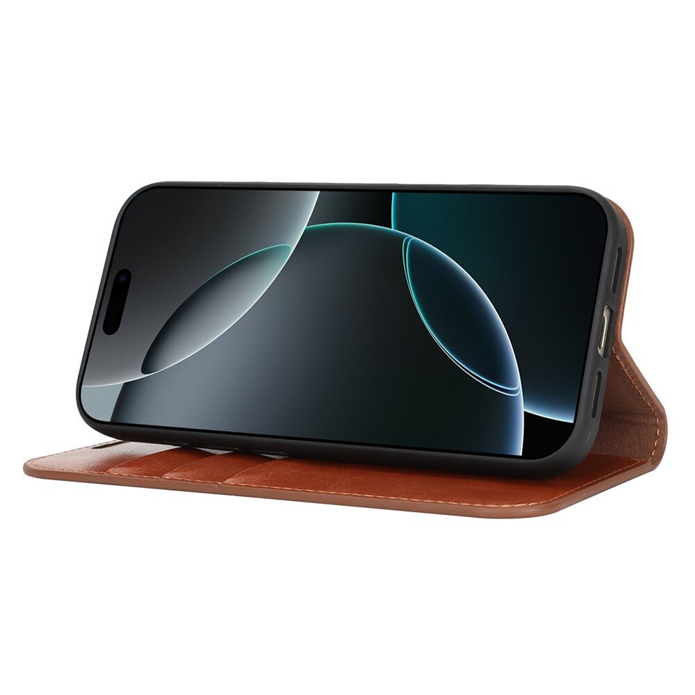 Suojakotelo Aito Nahka iPhone 17 Pro Ruskea