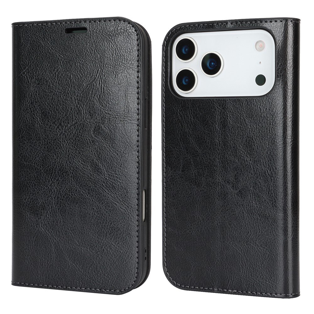 Suojakotelo Aito Nahka iPhone 17 Pro Max Musta