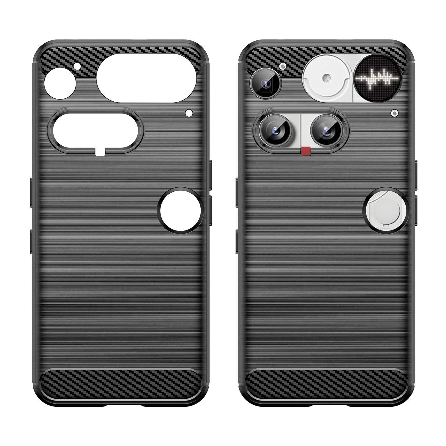 Nothing Phone 3 Kuori TPU Brushed Musta