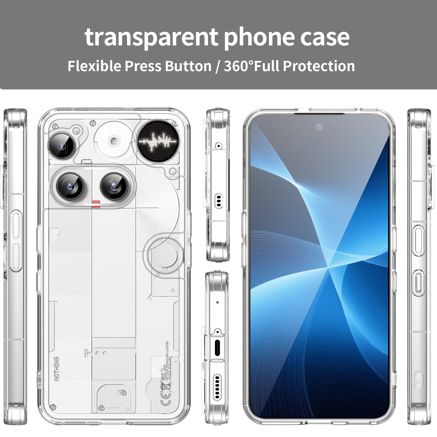 Hybridikuori Nothing Phone 3 Kirkas