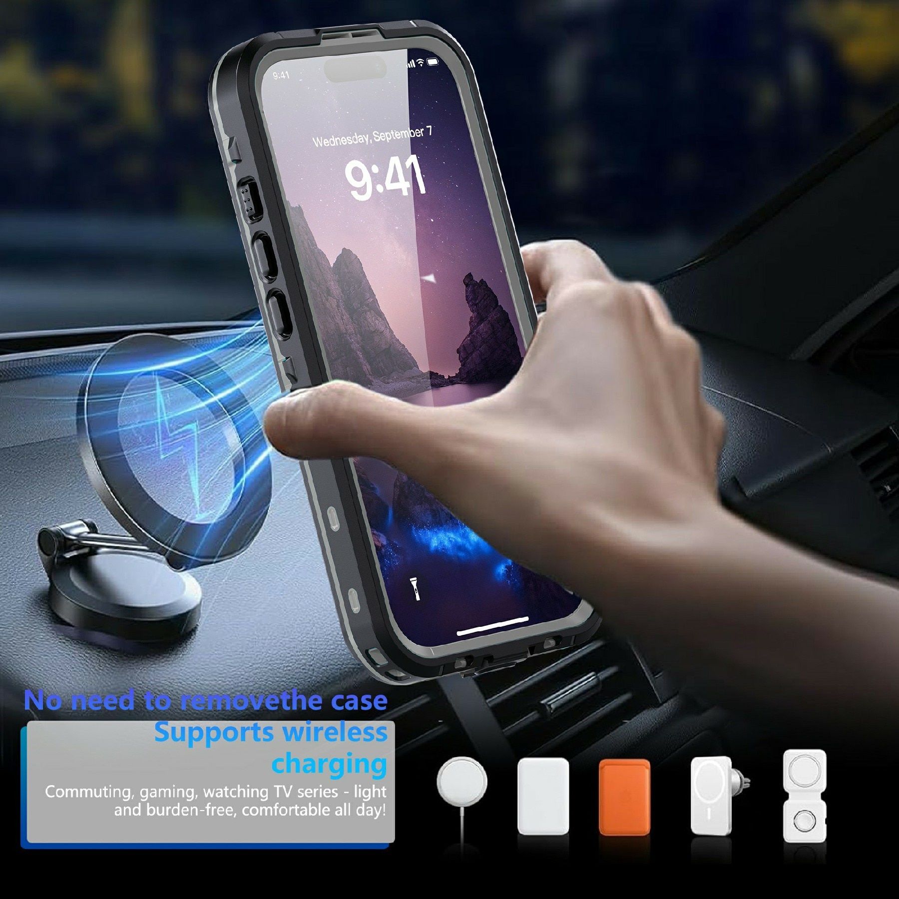 Vesitiivis Kuori iPhone 17 kirkas