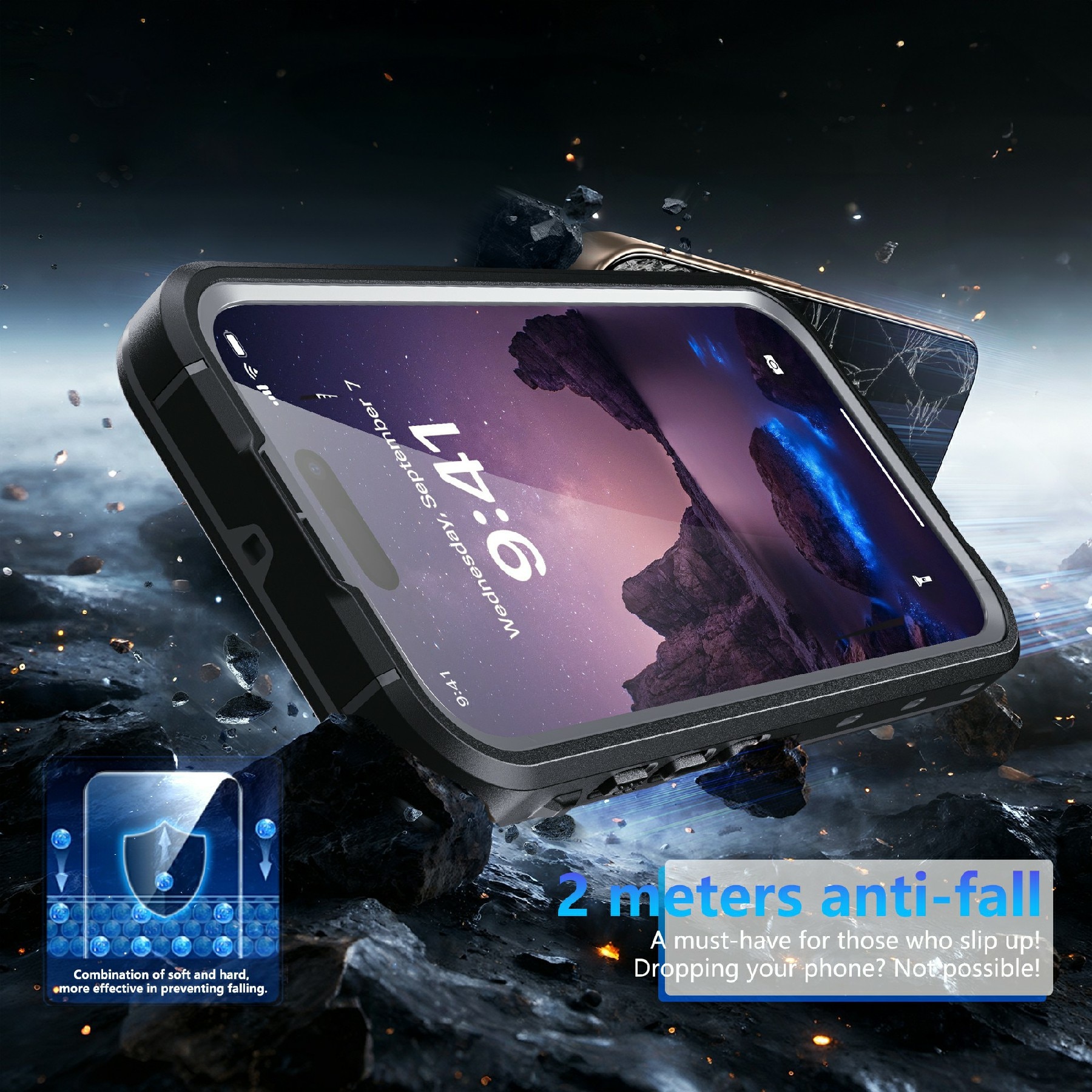 Vesitiivis Kuori iPhone 17 kirkas