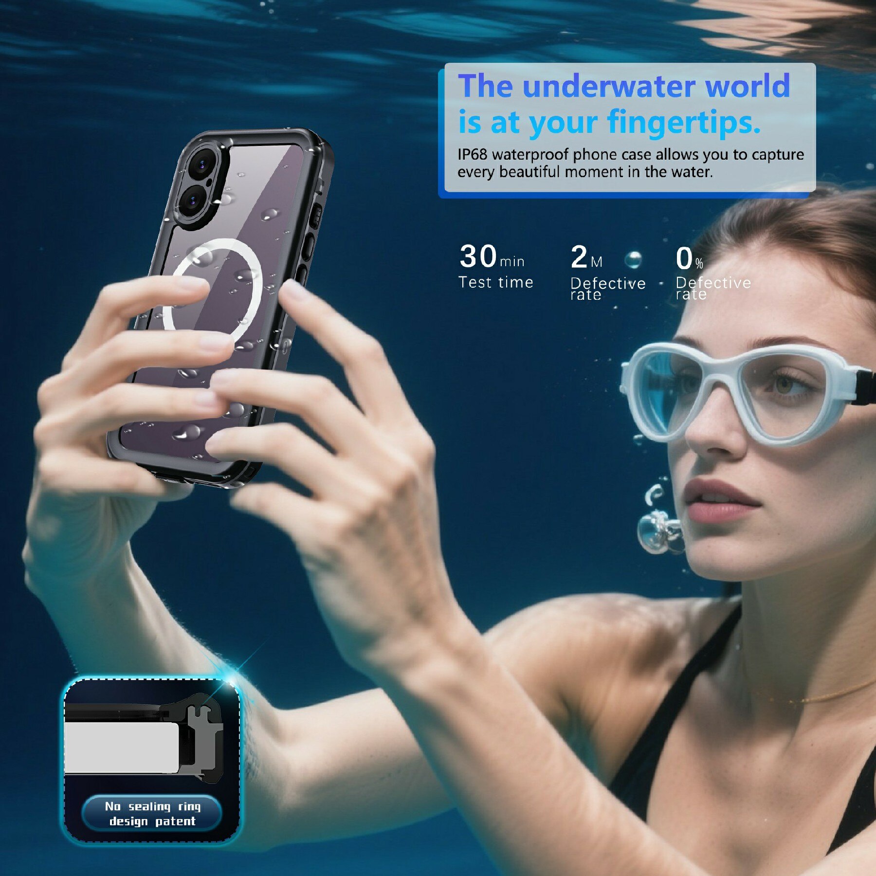 Vesitiivis Kuori iPhone 17 kirkas