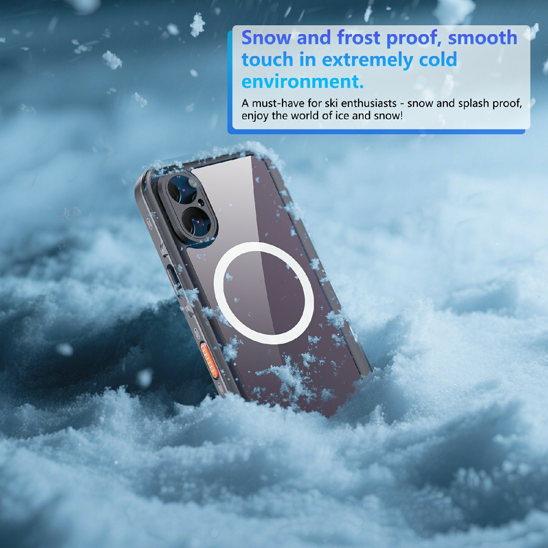 Vesitiivis Kuori iPhone 17 kirkas