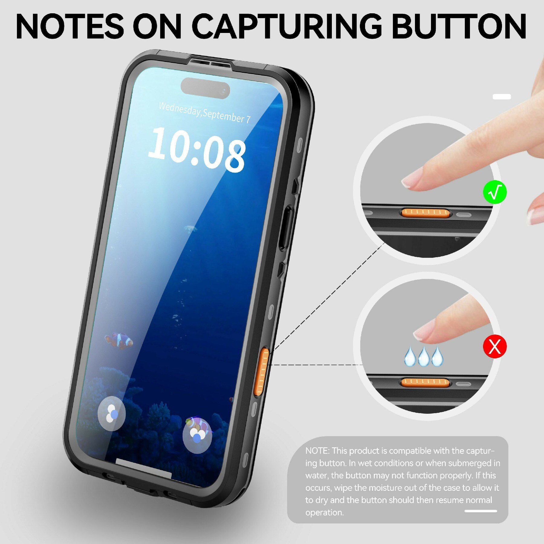 Vesitiivis Kuori iPhone 17 Air kirkas