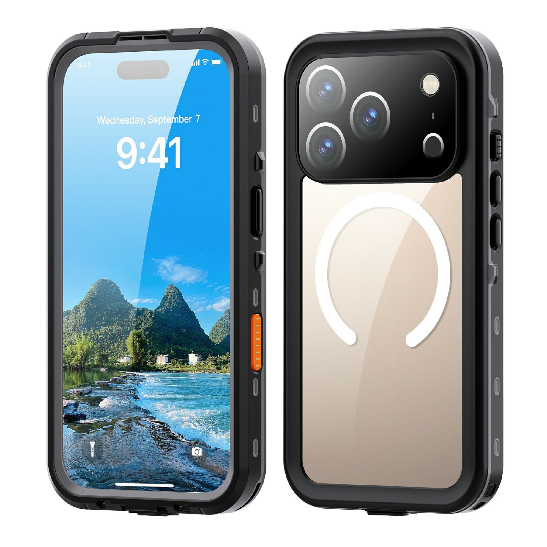 Vesitiivis Kuori iPhone 17 Pro kirkas
