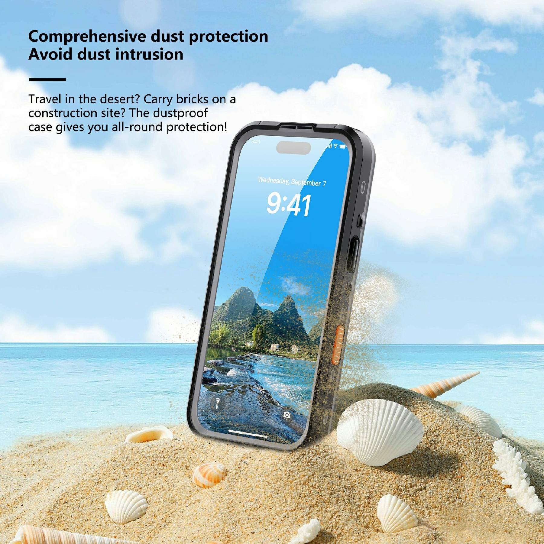 Vesitiivis Kuori iPhone 17 Pro kirkas