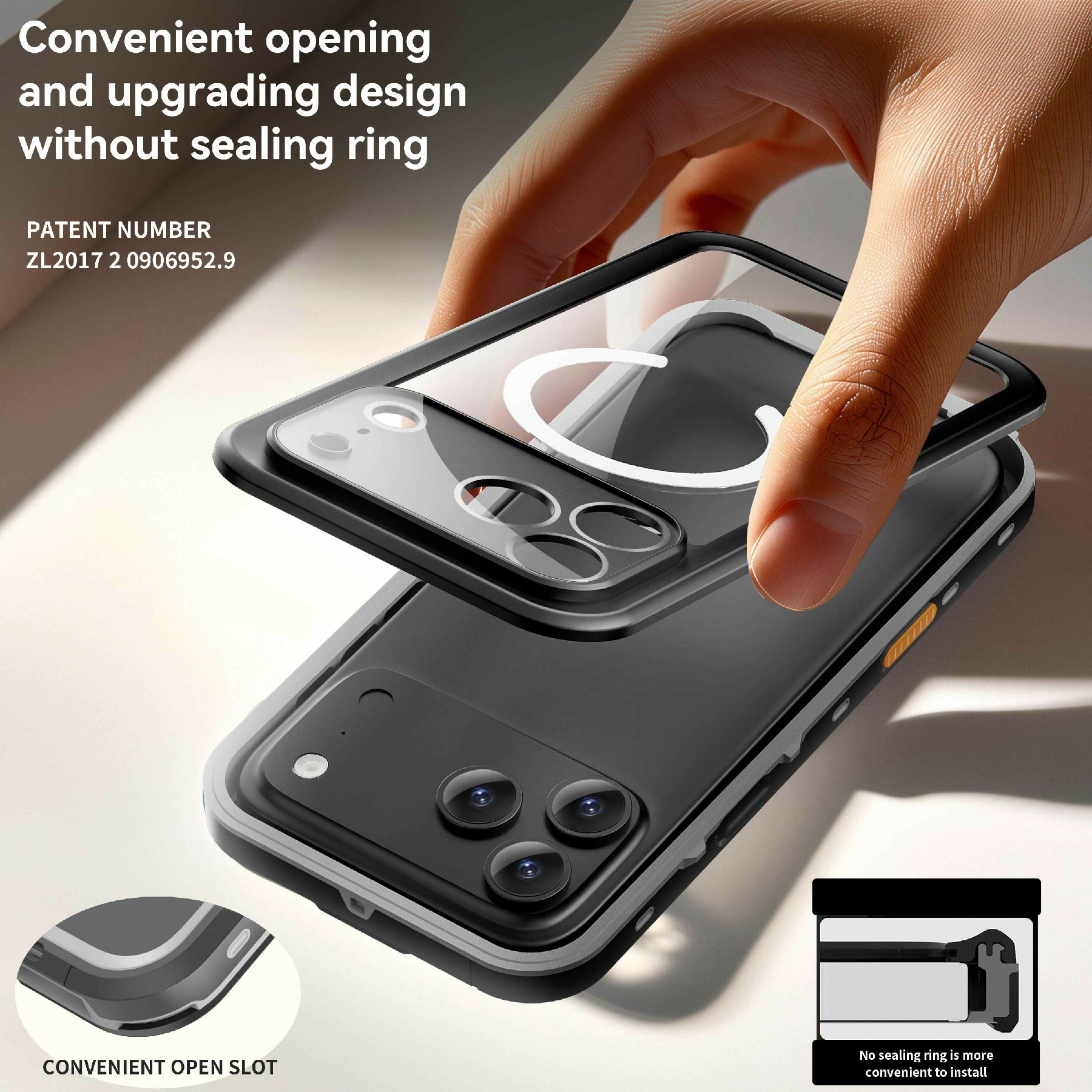 Vesitiivis Kuori iPhone 17 Pro Max kirkas