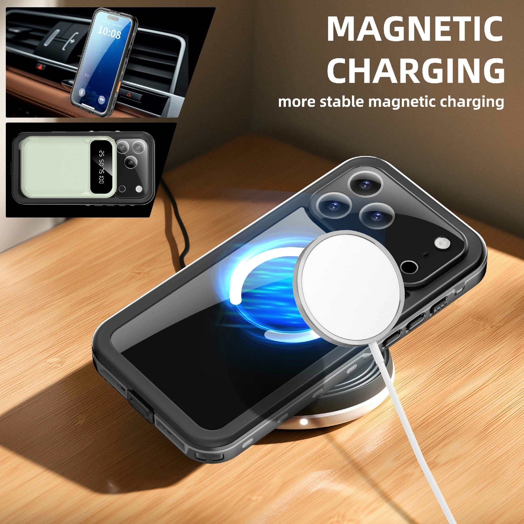Vesitiivis Kuori iPhone 17 Pro Max kirkas